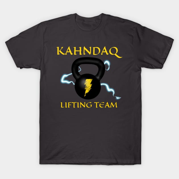 Kahndaq Lifting Team T-Shirt by Notorious Steampunk